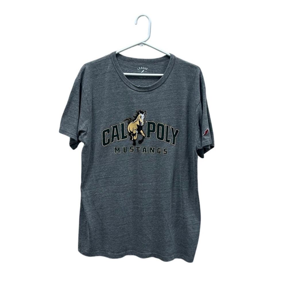Cal Poly Mustangs Gray Tee size XL